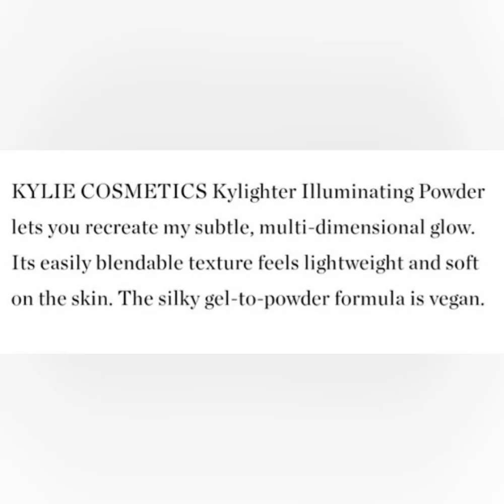 KYLE COSMETICS KYLIGHTER ILLUMINATING POWDER. - Picture 8 of 10
